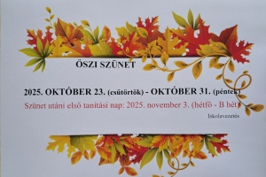 Őszi szünet