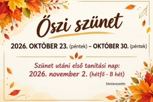 Őszi szünet