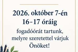 Tájékoztatás!